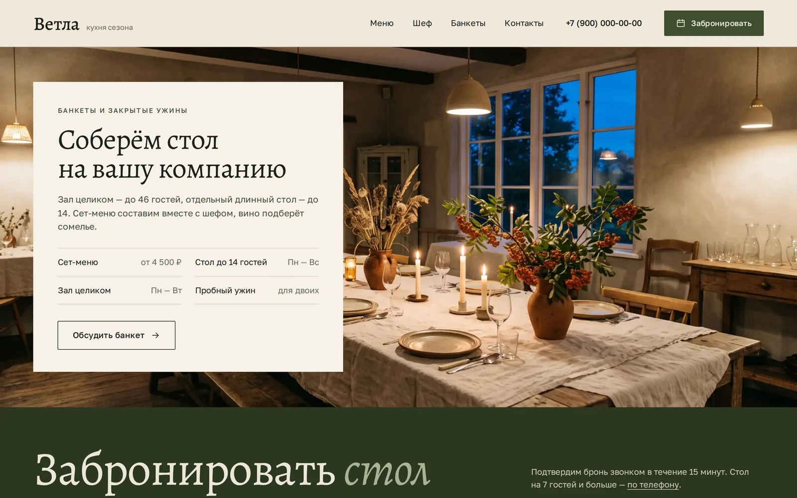 Шаблон «Ветла» — снимок 3