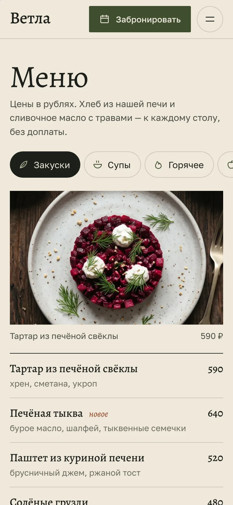 Шаблон «Ветла» — снимок 5